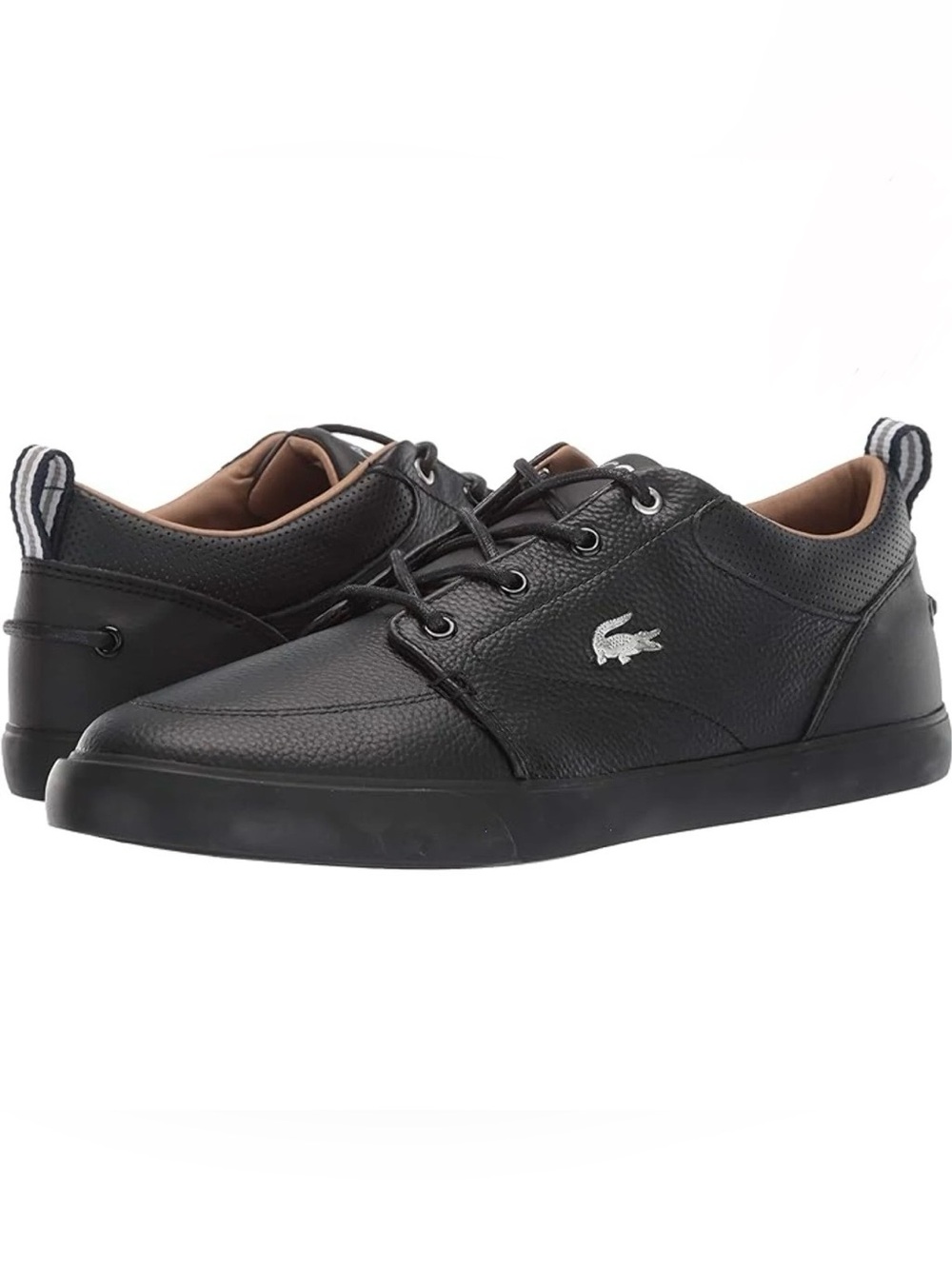 Lacoste Men's Baybliss 119 Black Leather Sneakers
